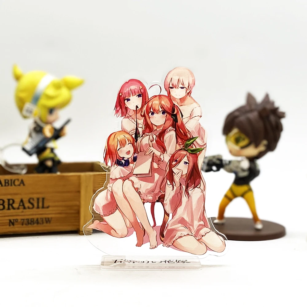 

The Quintessential Quintuplets Gotoubun no Hanayome group HM acrylic stand figure model plate holder cake topper anime Japanese