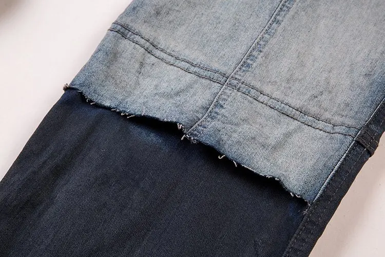 

Owen Seak Men Denim Jeans 100% Cotton Classic Gothic Men's Clothing Coated Spring Straight Women Solid Jeans Pant s Size XL