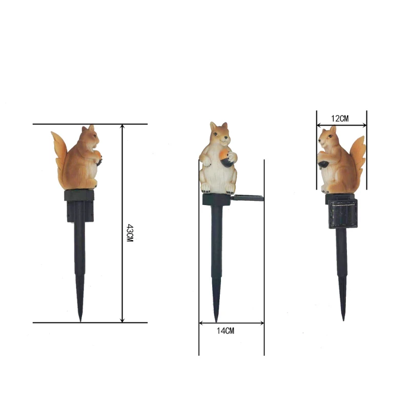 

1Pc Solar Ligh Owl Garden Solar Lights Solar Powered LED Lamp Outdoor Decorative Waterproof Garden Lights Street Lamp Lighting