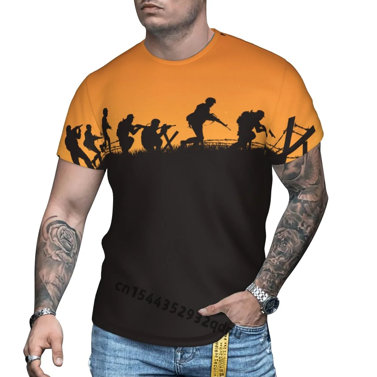 

Men's shirt Battlefield Jedi Survival Assault short sleeve t-shirts unique t shirt