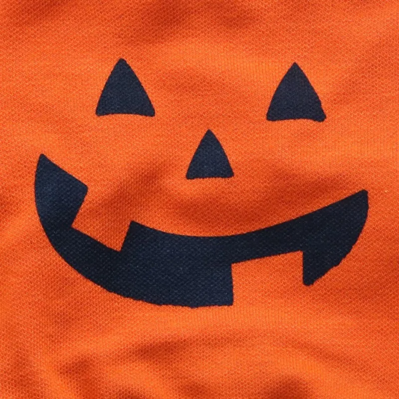 Костюм на Хэллоуин с принтом головы тыквы футболка для собаки рубашка щенка топы