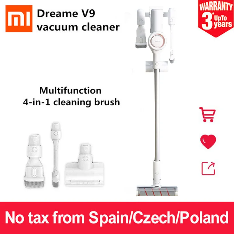 Xiaomi Dreame V9 пылесос MIJIA Cyclone всасывающий беспроводной портативный беспроводной Стик очиститель для дома автомобиля 20000Pa