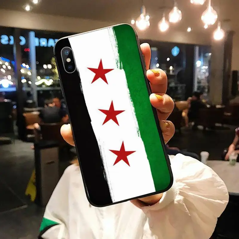 

Syria Flag fashion pattern high quality luxury shell Phone Case for iPhone 11 12 pro XS MAX 8 7 6 6S Plus X 5S SE 2020 XR