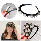 Ободок для волос с жемчугом, 4 вида, не скользит