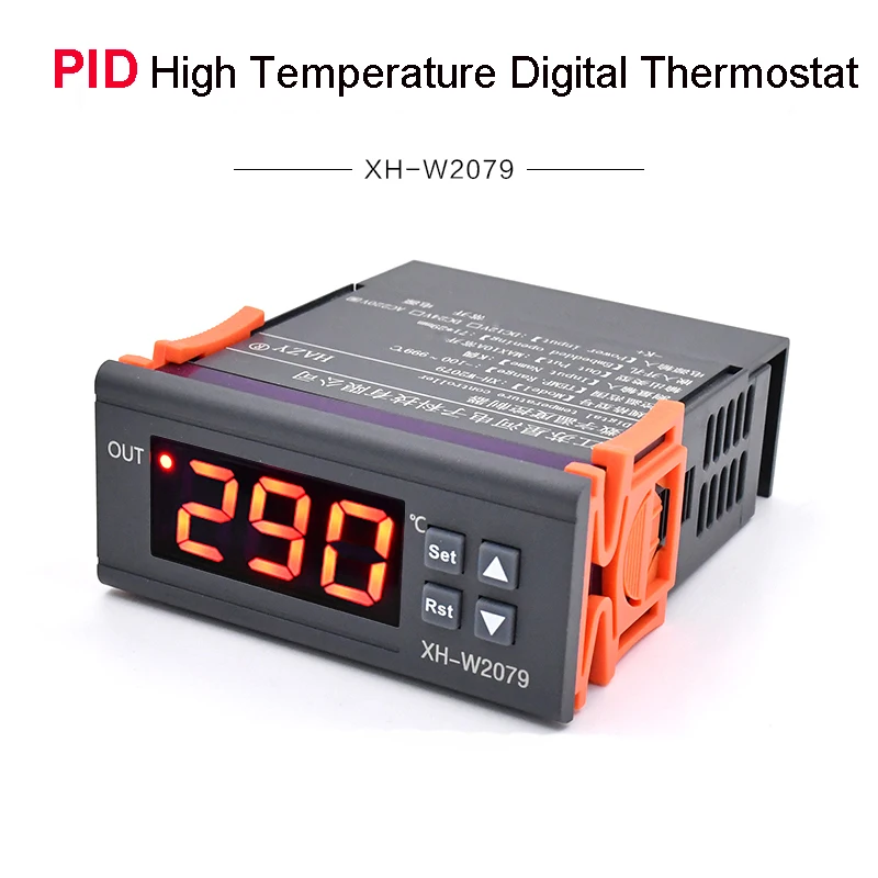 

DC12V 24V AC220V Digital Display Heating Thermostat PID Automatic Thermostat
