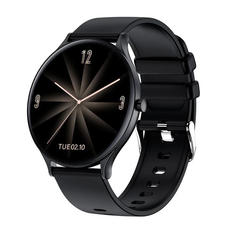 

QW13 Smartwatch Full Touch Screen Heart Rate Blood Pressure Monitor Multiple Sports BT 4.2 Waterproof Smart Watch