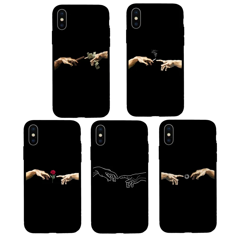 Руки искусство Дэвид Адам сад картина мягкий чехол для iphone 7 8 плюс размер 11 Pro 6 6s X