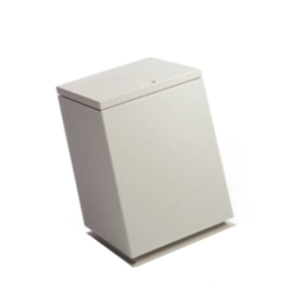 

Push Type Waste Bin Home Office Bathroom Trash Can Garbage Box Table Dustbin Sundries Bins (Black)
