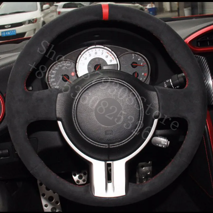 Для Ford Tourneo Custom 2011 2020 Evos 2014 черный замшевый автомобильный чехол на руль