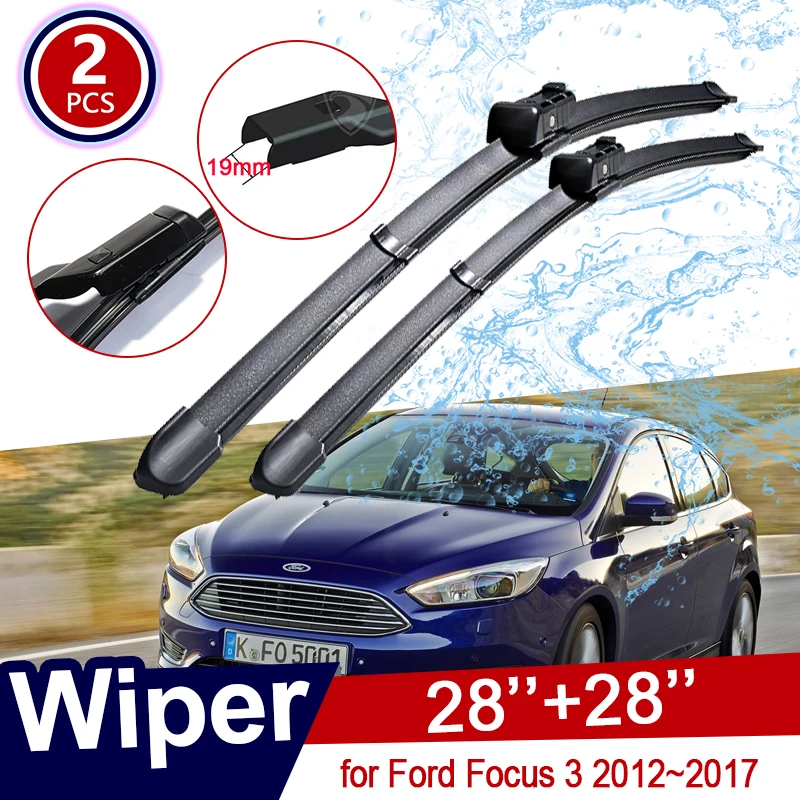 Автомобильные щетки стеклоочистителя для Ford Focus 3 2012 ~ 2017 MK3 2013 2014 2015 2016 | Автомобили