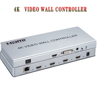 2x2 video wall controller 1 hdmidvi input 4 hdmi output 4k tv processor images stitching video wall processor