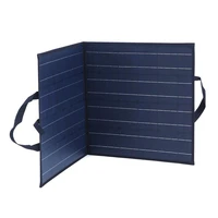 100w foldable solar charger outdoor travel rechargeable folding bag usb port 2 solar panels for phone car laptop