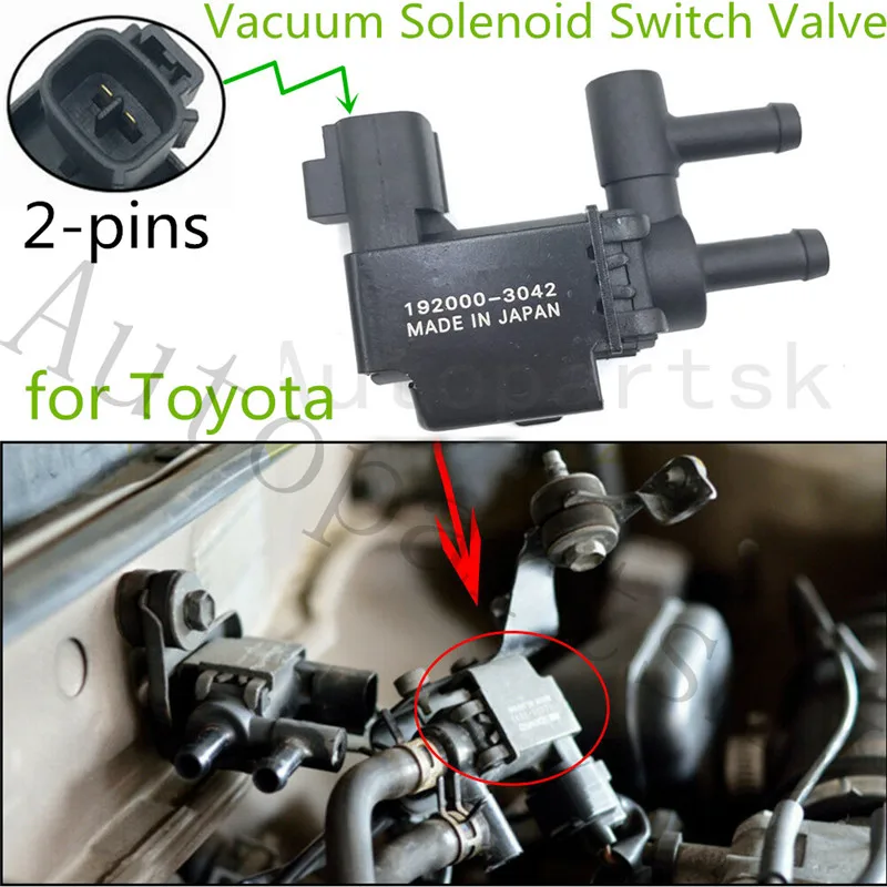 Вакуумный электромагнитный переключатель клапан 2 контакта для Toyota Corolla 3,0 л для Toyota T100 192000 OEM#3042-1920003042 192000 3042