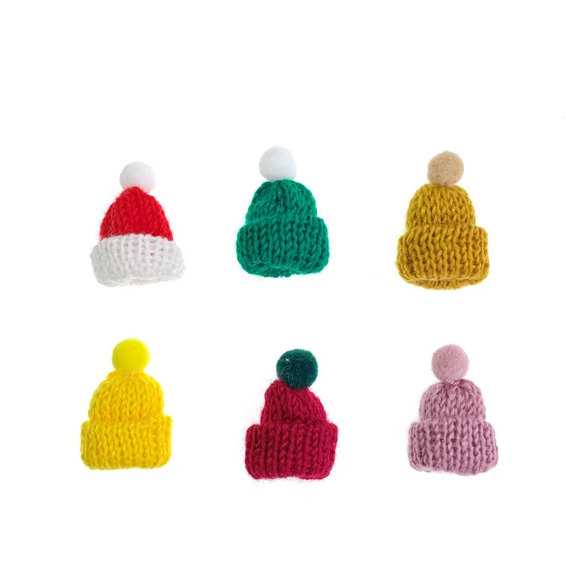 Cute Woolen Hat Sweater Brooch Mini Colorful Knitted Hairball Shirt Jacket Collar Badge Pin Fashion Brooches Jewelry Gift | Украшения и