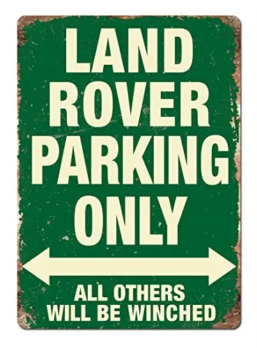 

Land Rover Parking Only Green Metal Signs Vintage Retro Wall Plaque Plate Home Decor Wall Art Tin Sign 30x40cm