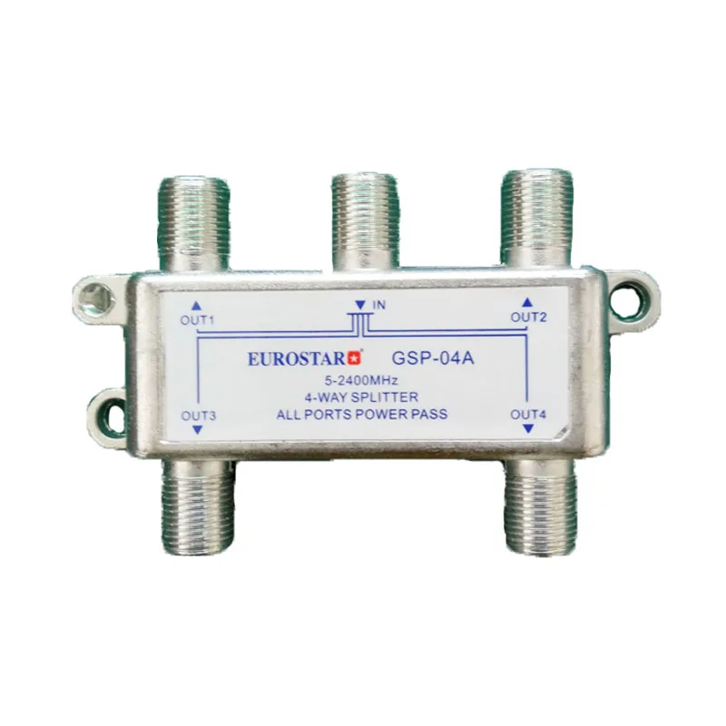 4-сторонний спутниковый сплиттер для приема ТВ синхронная антенна из цинкового