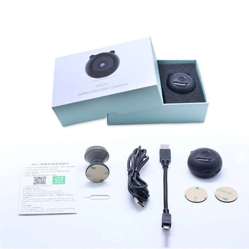 Hebeiros HD 1080P Аккумуляторная Wi-Fi камера с датчиком движения аудио CCTV безопасности