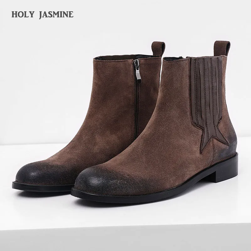 

Women Ankle Boots Ladies Vintage Women's Chunky Heels Plus Size Woman Soft Leather Female Casual Shoes 2020 New women boots