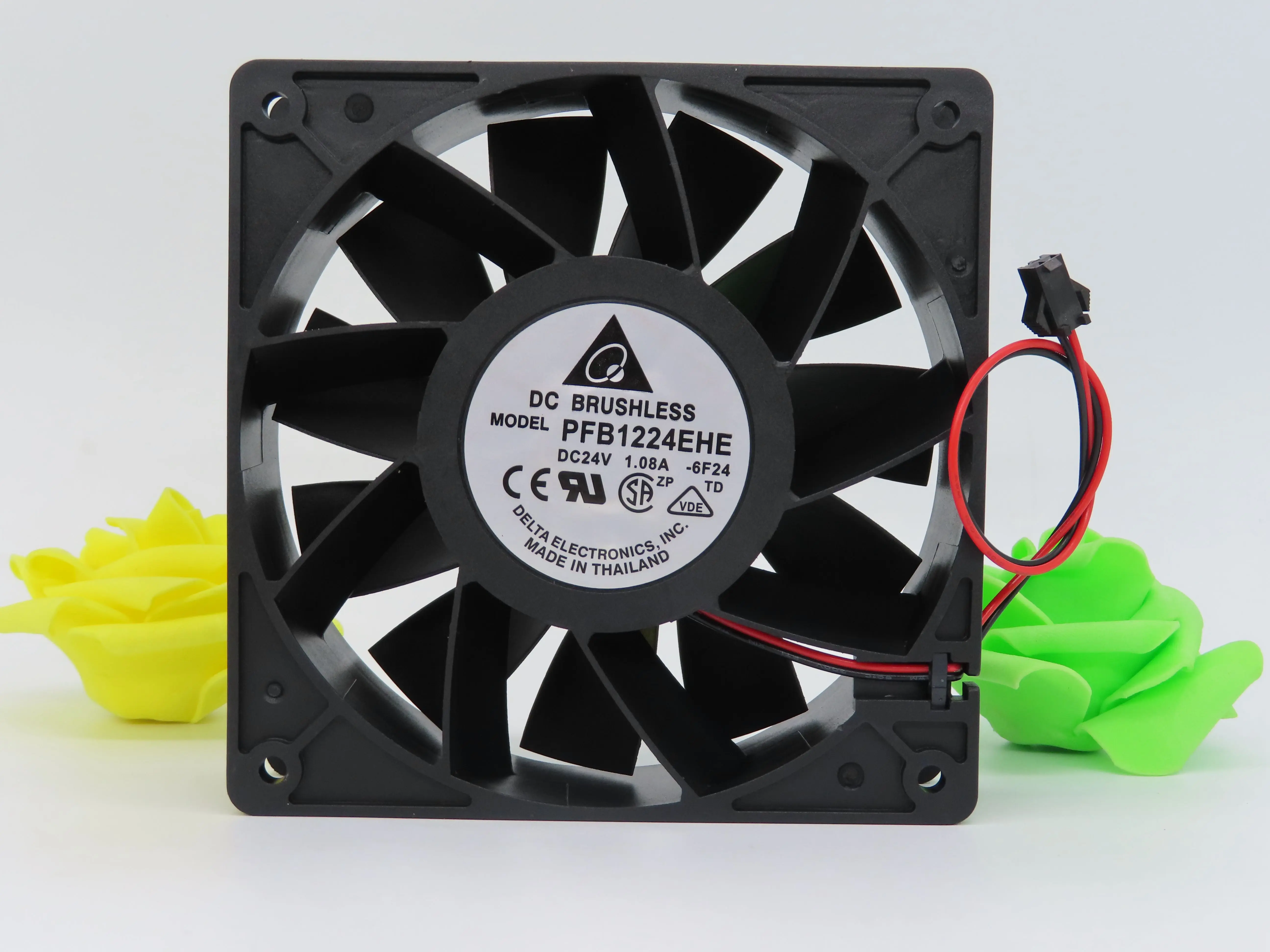 Двухпроводной инверторный Вентилятор Для Delta PFB1224EHE 120*120*38 мм 12 см 12038 DV 24V 1.08A |