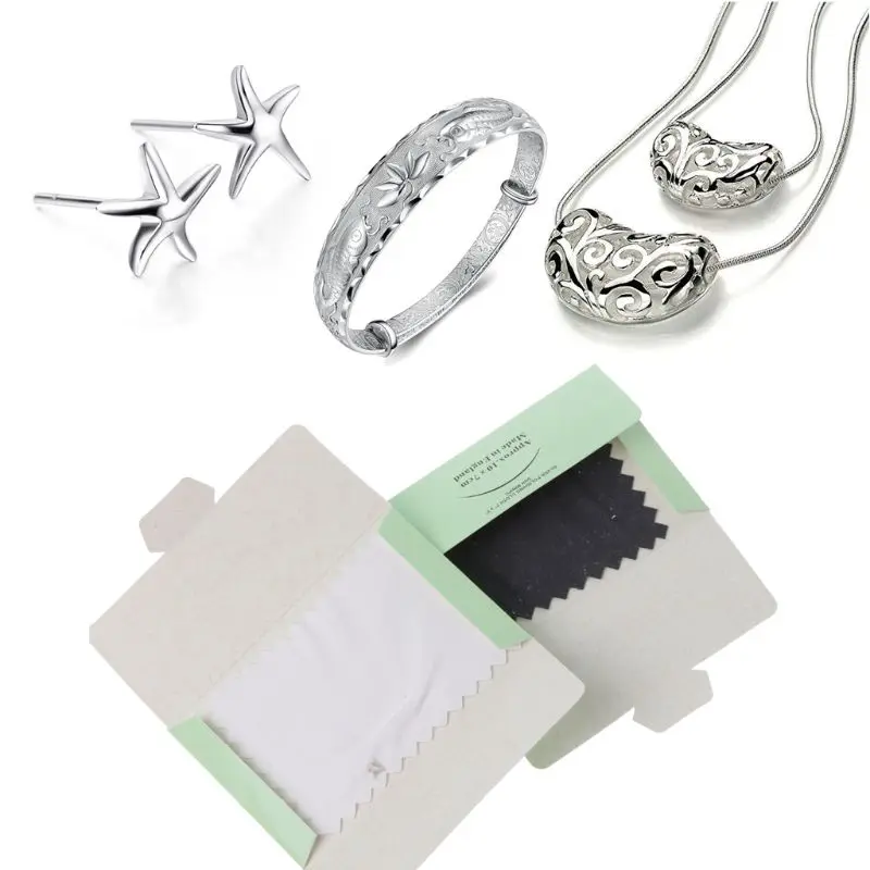 

10Pcs Polishing Cloth Jewelry Polishing Silver Gold Clean Tool Jewelry Cleaner