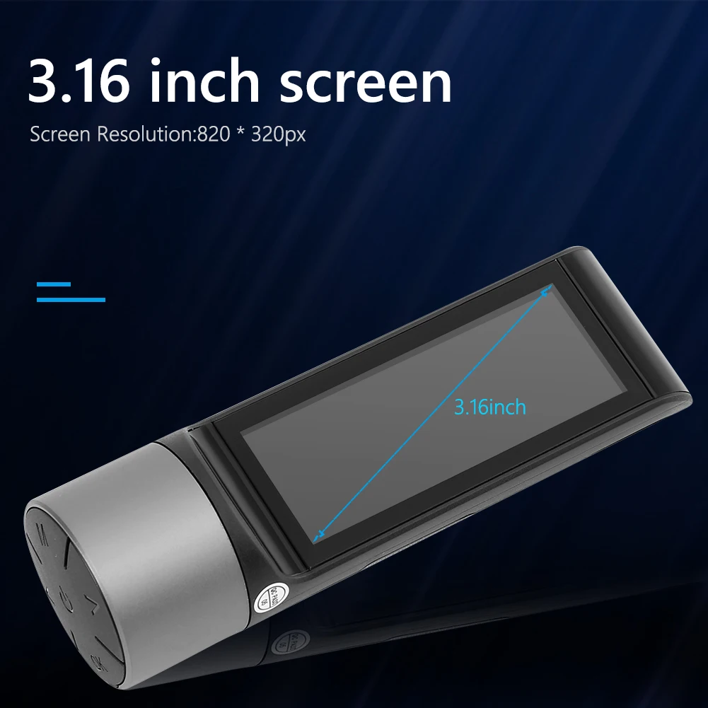 

H18 Full HD 1080P Car DVR Camera 3.16 inch Display 130 Degree Lens Dashboard Camera with Rear View Camera Car DVR Dash Camera