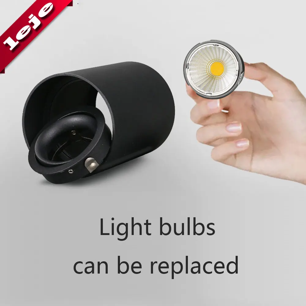 

Home Replaceable GU10 Bulb Kitchen Foye Bedroom Living room LED Ceiling light 6W Cylinder type Supermarket Aisle6