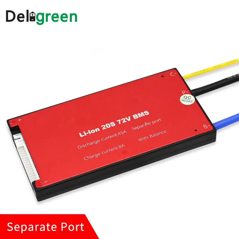 24S 20A 35A 45A 60A PCM/PCB/BMS для 72В литиевый LiFePO4 аккумулятор электрического велосипеда и