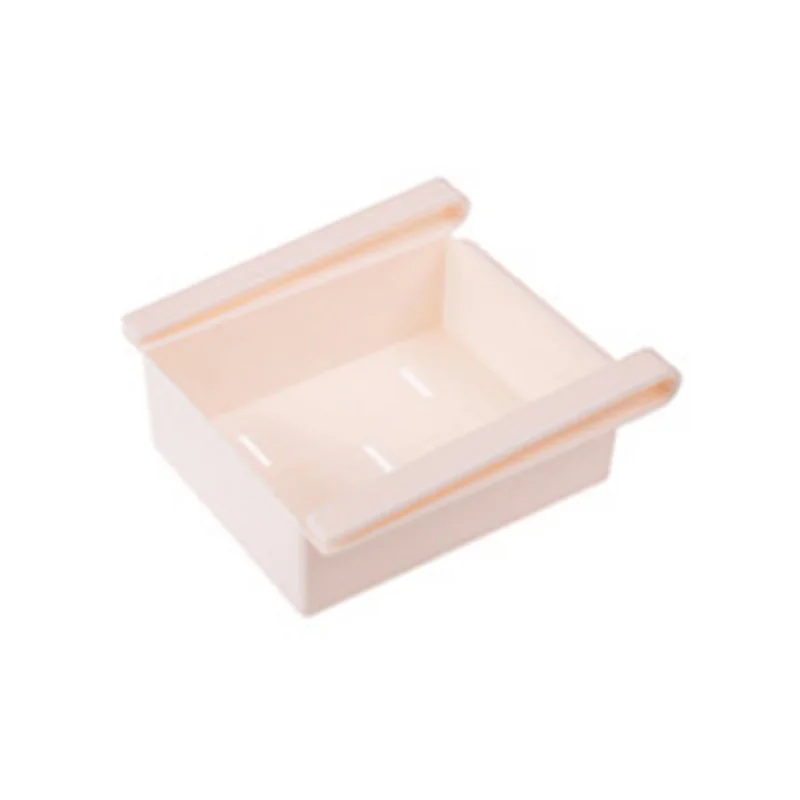 Adjustable Refrigerator Storage Box Kitchen Accessories Fridge Freezer Shelf Plastic Pull-out Drawer Organiser Space saver Rack |