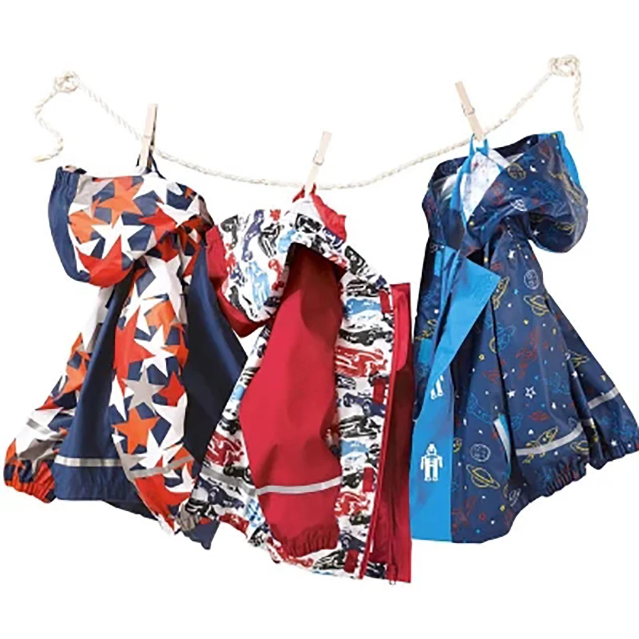 Уличный детский дождевик накидка пончо водонепроницаемая ветровка пальто