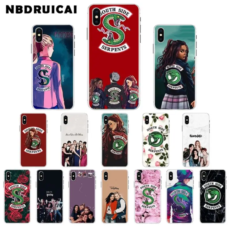Мягкий силиконовый чехол для телефона NBDRUICAI Riversale tv show pop из ТПУ iPhone 11 pro XS MAX 8 7 6 6S Plus