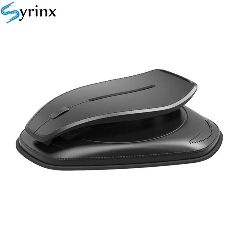 Smartphone Car Holder 2021 PU Leather Pattern Fashion Navigation Support Stand Hud Dashboard for IPhone X Xs 6s Car Phone Holder