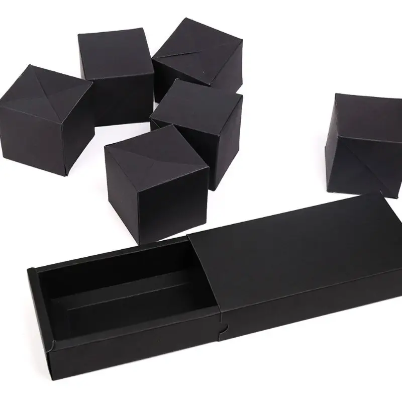 

Black Pops Up Explosion Box DIY Gift Box Photo Album Scrapbook Jump Book Birthday Wedding Surprise Present Creative Box