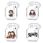Защитный чехол для наушников Airpods Pro, жесткий чехол с рисунком из аниме рассекающий демонов, Bluetooth, для Airpod 1, 2, 3