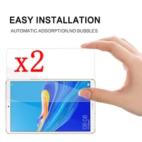 2pcs tempered glass for huawei mediapad m6 8 4 tablet full coverage bubble free protective film scratch resistant for m6 8 4