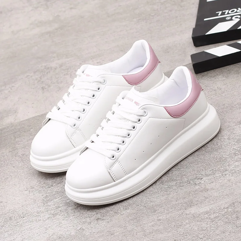 

women causal shoes pring brand Spring Designer Wedges White sneakers platform Tenis Feminino Trainers Mcqueens female walking