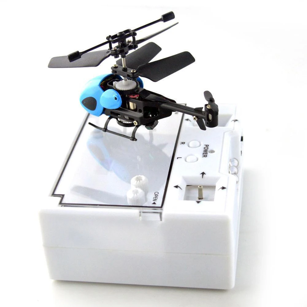 Детский Радиоуправляемый вертолет 2 канала Небьющийся мини-самолет детский