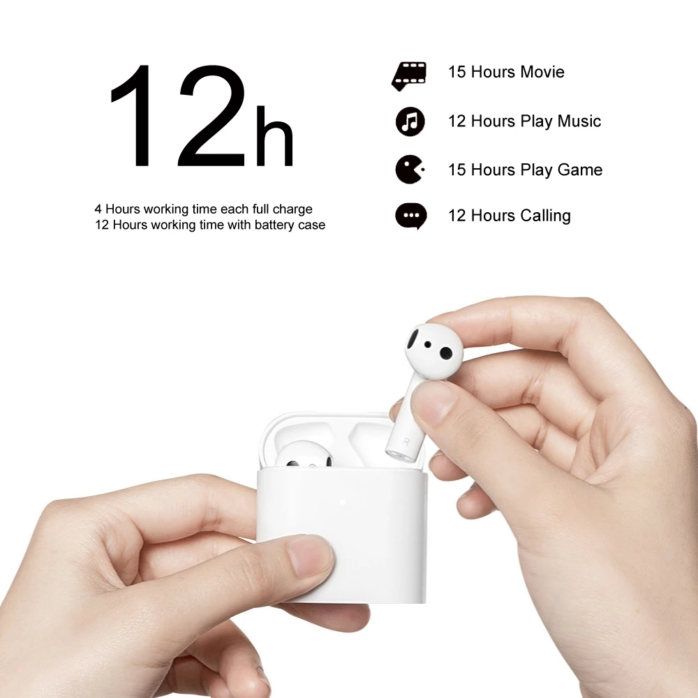 Беспроводные наушники xiaomi Air 2 TWS гарнитура Bluetooth 5 0 голосовое управление