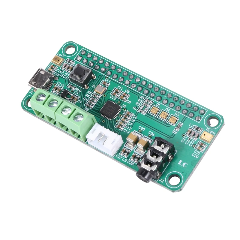 

WM8960 hi-fi звук шляпа "карта" для Raspberry Pi стерео кодек воспроизведение/запись I2S Порты и разъёмы двойной Micphone распознавание голоса доска