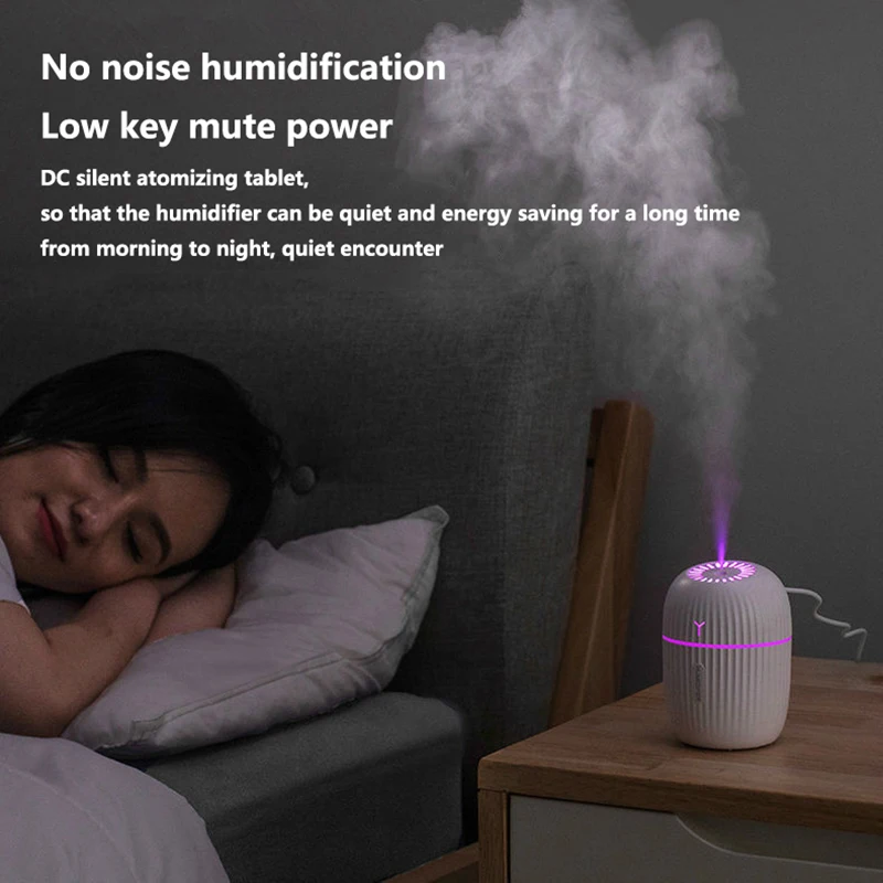

Air humidifier household bedroom air conditioning room water spray small vehicle mounted humidifying aromatherapy