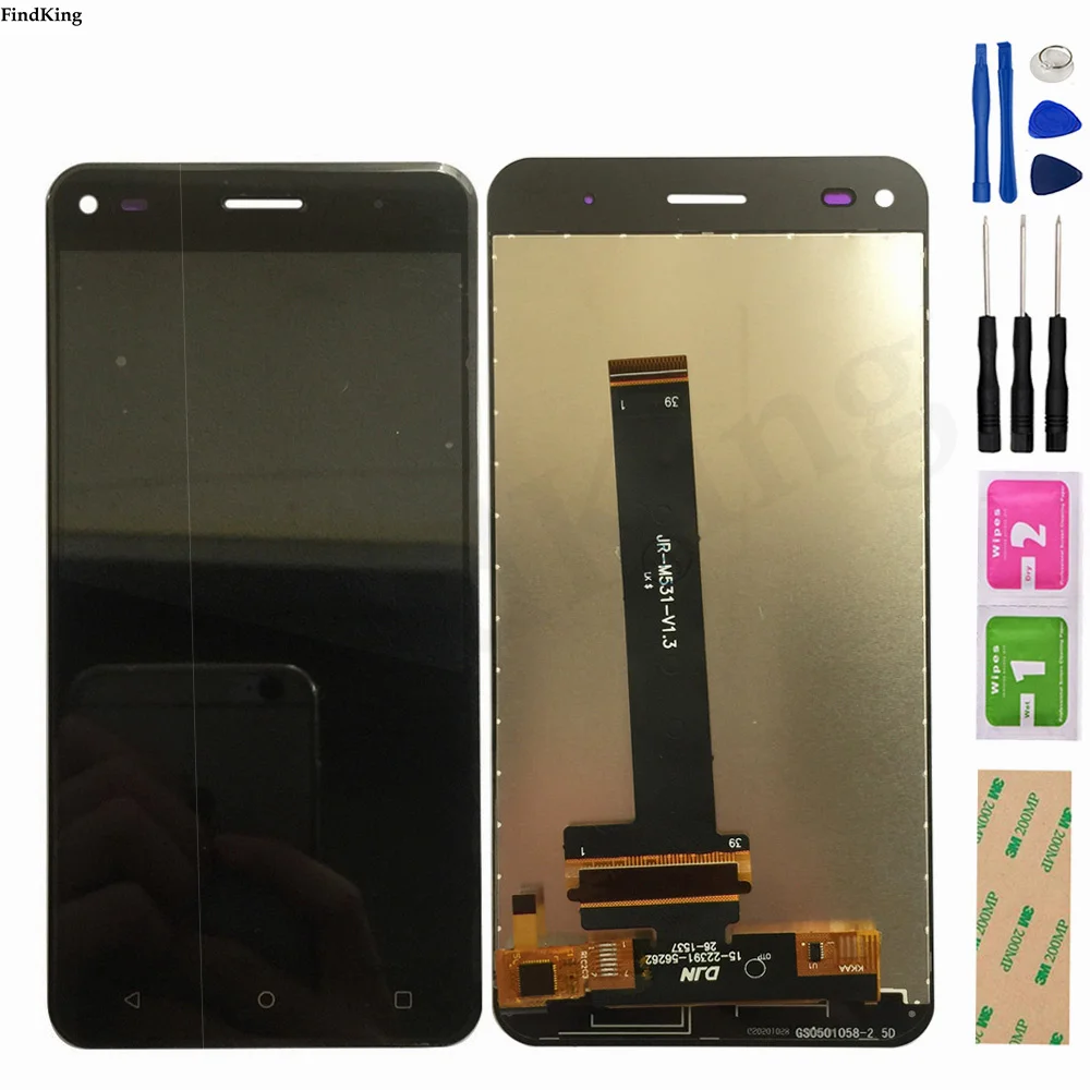 

High Quality LCD Display For Fly Cirrus 4 FS507 FS 507 LCD Display Assembly Touch Screen Digitizer Panel Sensor With Tools