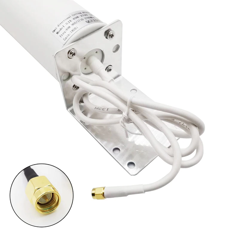 Антенна 18dBi Omni Wifi LTE 4G 698-2700-3800Mhz N женская уличная 2G 3G фотоантенна для связи 1 шт |