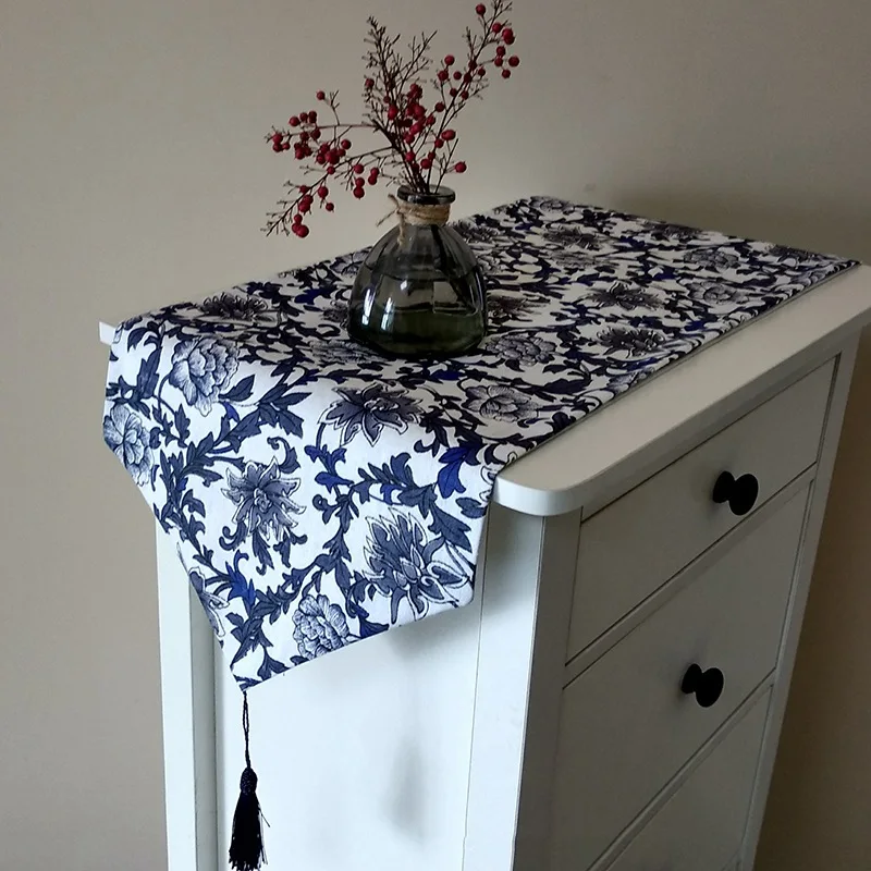 Скатерть хлопковая в скандинавском стиле Настольная дорожка для свадебного