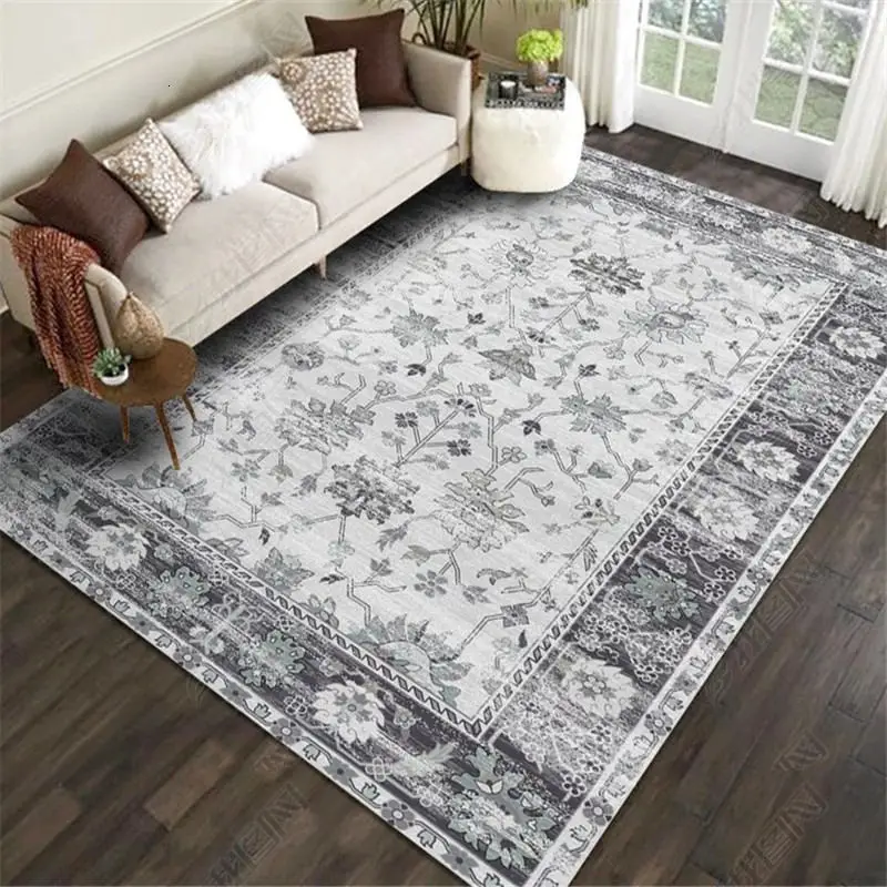 

2021 Persian Style Printed Carpet Mats Big Size Home Mat Modern Living Room Carpet Thicken Parlor Rugs Art Decor Custom Made