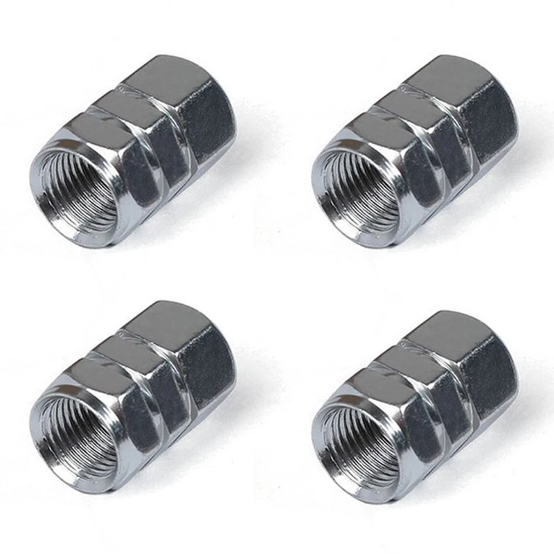 

4Pcs Aluminum Biycle Tire Wheel Rims Stem Air Valve Caps Hex Tire Valve Stem Caps American Style Bike Parts Accessories