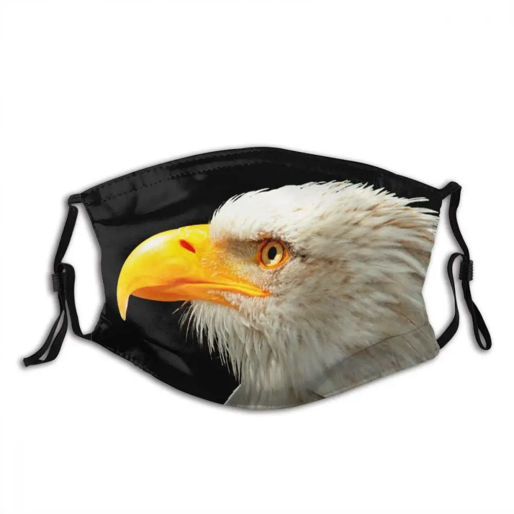 

Animal Eagle Reusable Trendy Mouth Face Mask with Filters Windproof Dust Proof for Men Women Protection Cover Muffle for Adult