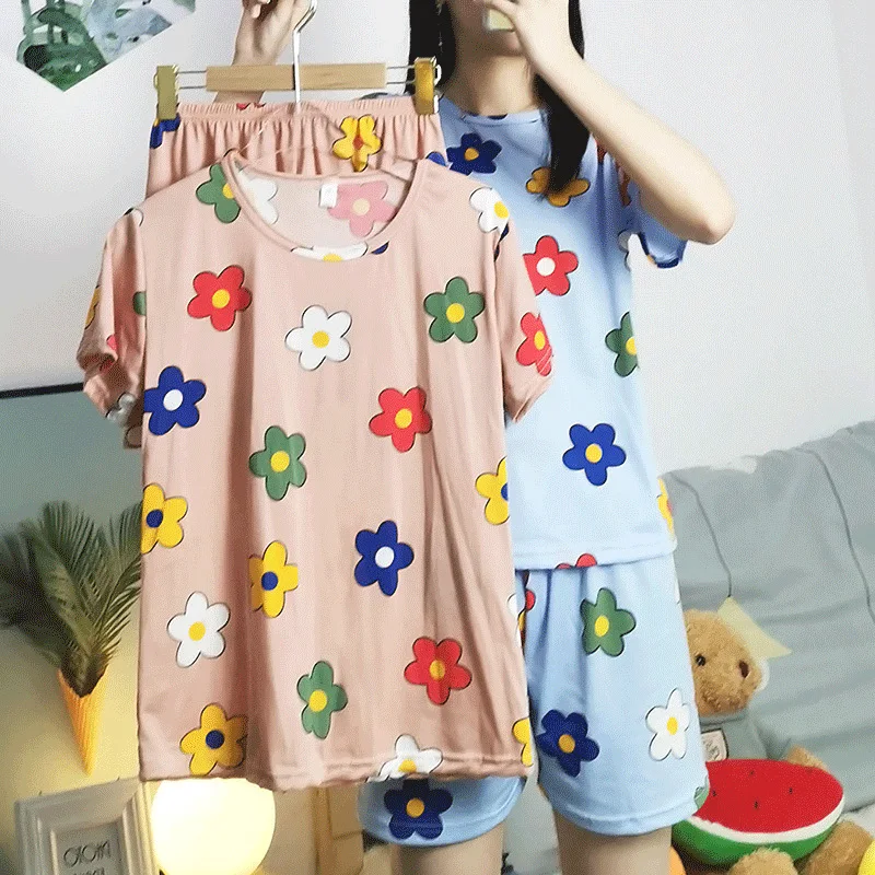 Creation 101 летняя Пижама женская новая Корейская Домашняя одежда шорты с коротким