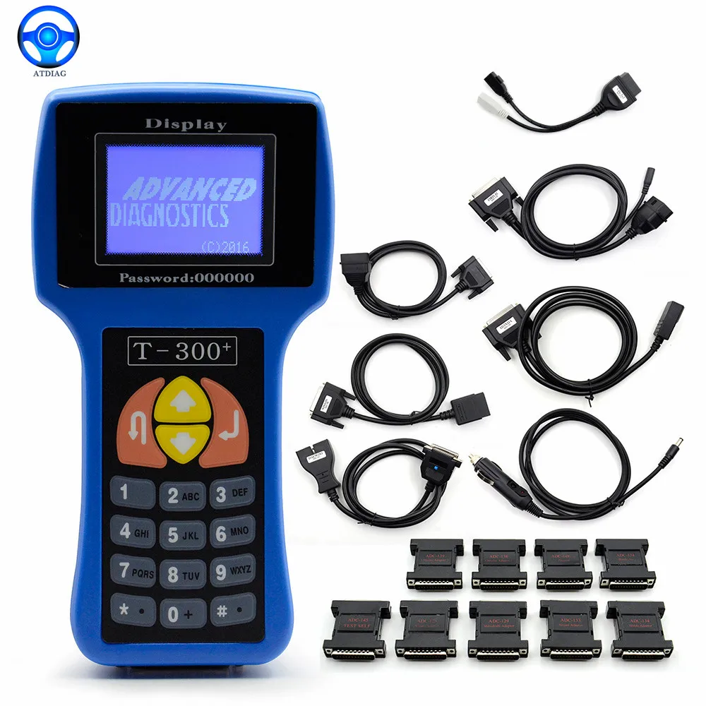 

Newest V17.8 T-300 T300 Key Programmer For Universal Cars Immobilizer Key Decorder T 300 Key Maker English/Spanish