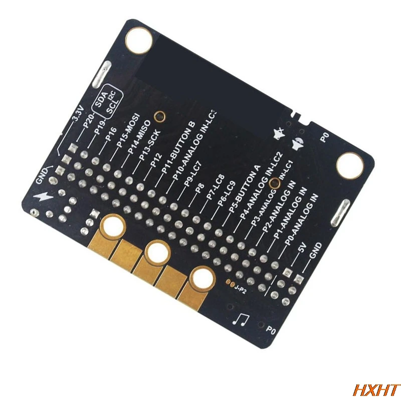 Плата расширения Microbit IO BIT V2.0 micro:bit горизонтальная плата адаптера начального