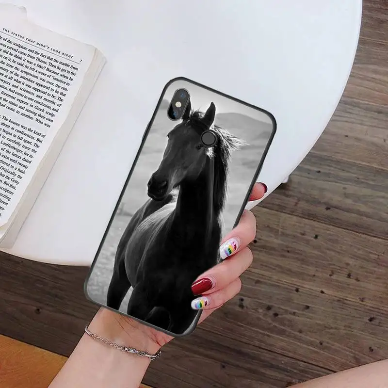 

Running horse art pattern high quality Phone Case coque For Xiaomi Redmi note 7 8 9 t k30 max3 9 s 10 pro lite