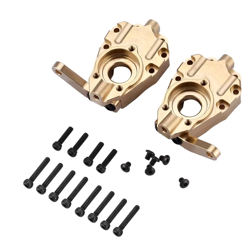 

2PCS Brass Portal Drive Housing Heavy Counterweight Upgrade RC Car Parts For Traxxas TRX-4 1/10 RC Crawler